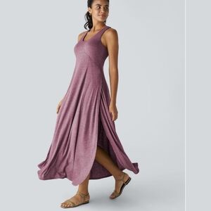 HALARA Split Maxi Dress